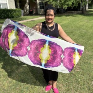 Love of blueberries oblong scarf