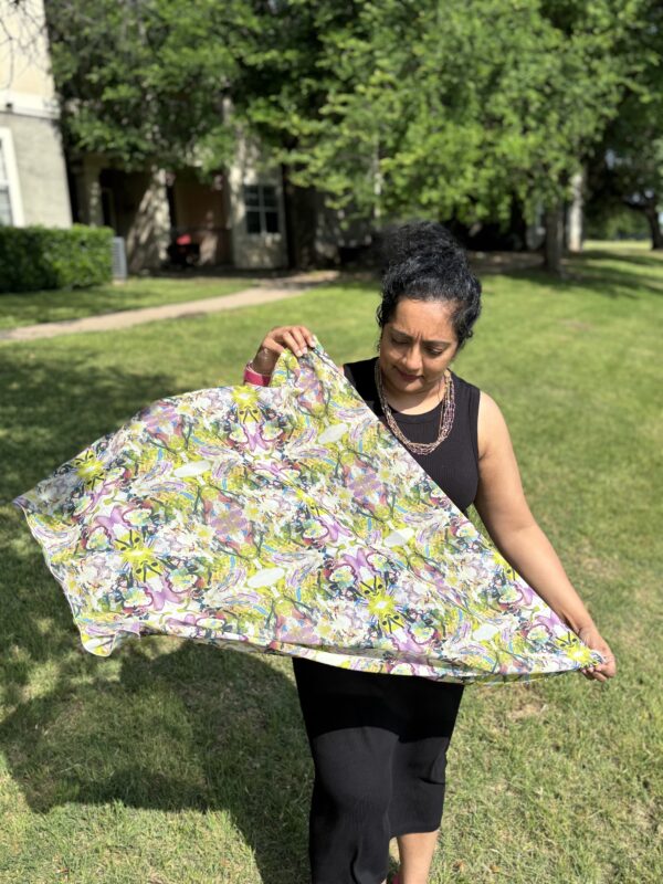 Hidden love letters square scarf
