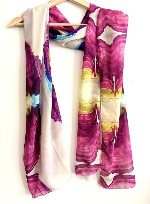 Love of blueberries oblong scarf - Image 2