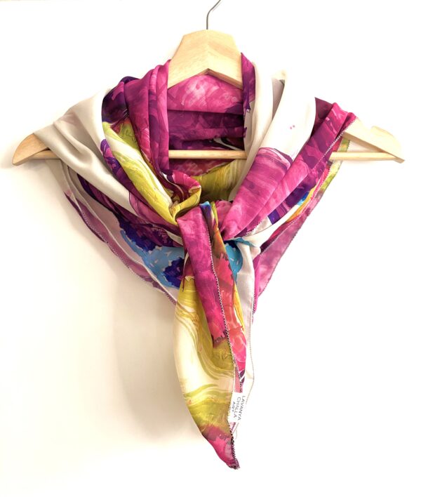 Love of blueberries square scarf - Image 2